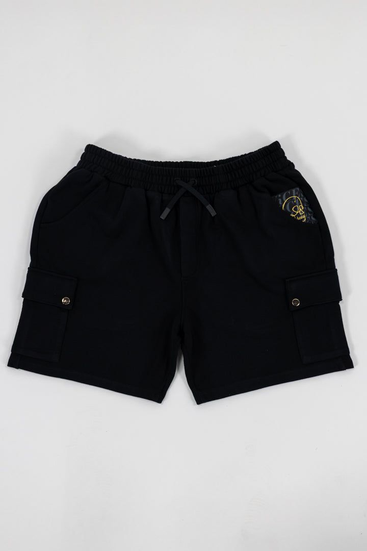 Men's Cargo Shorts (Black) | Italian Luxury – Vices&co.