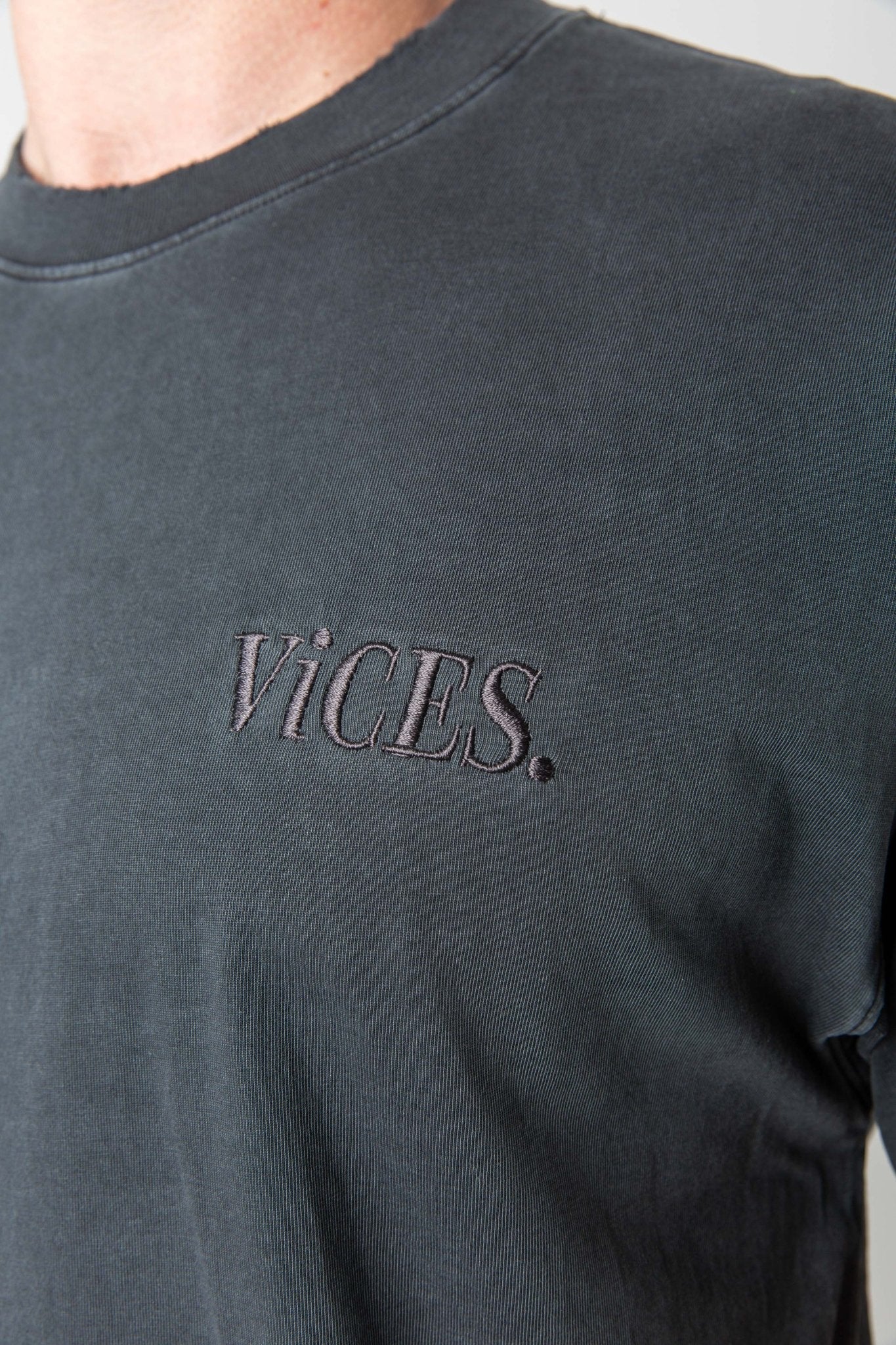 Classic Stoned Tee (Vintage Black) - Vices&co.