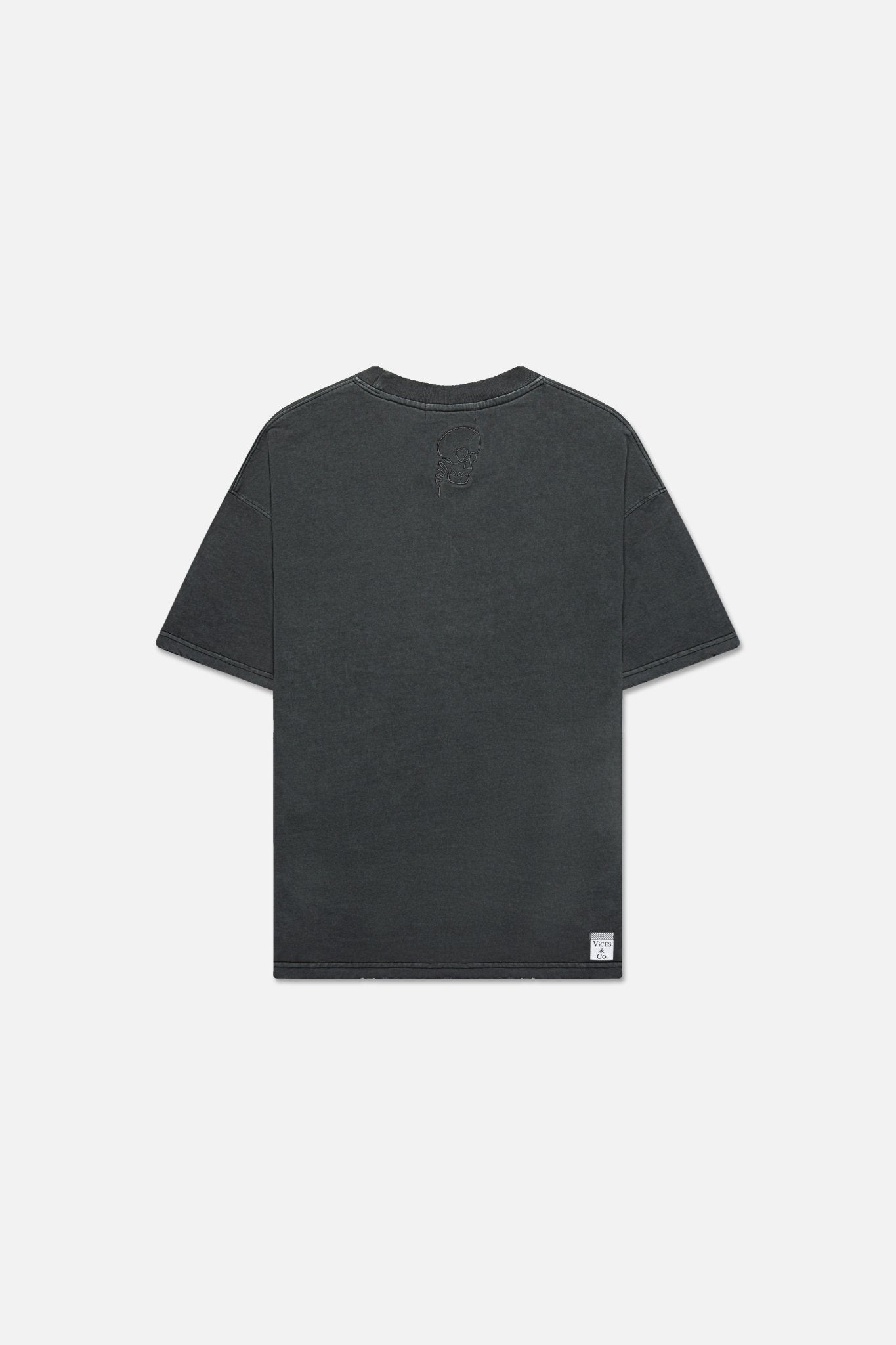 Classic Stoned Tee (Vintage Black) - Vices&co.