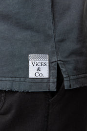 Classic Stoned Tee (Vintage Black) - Vices&co.