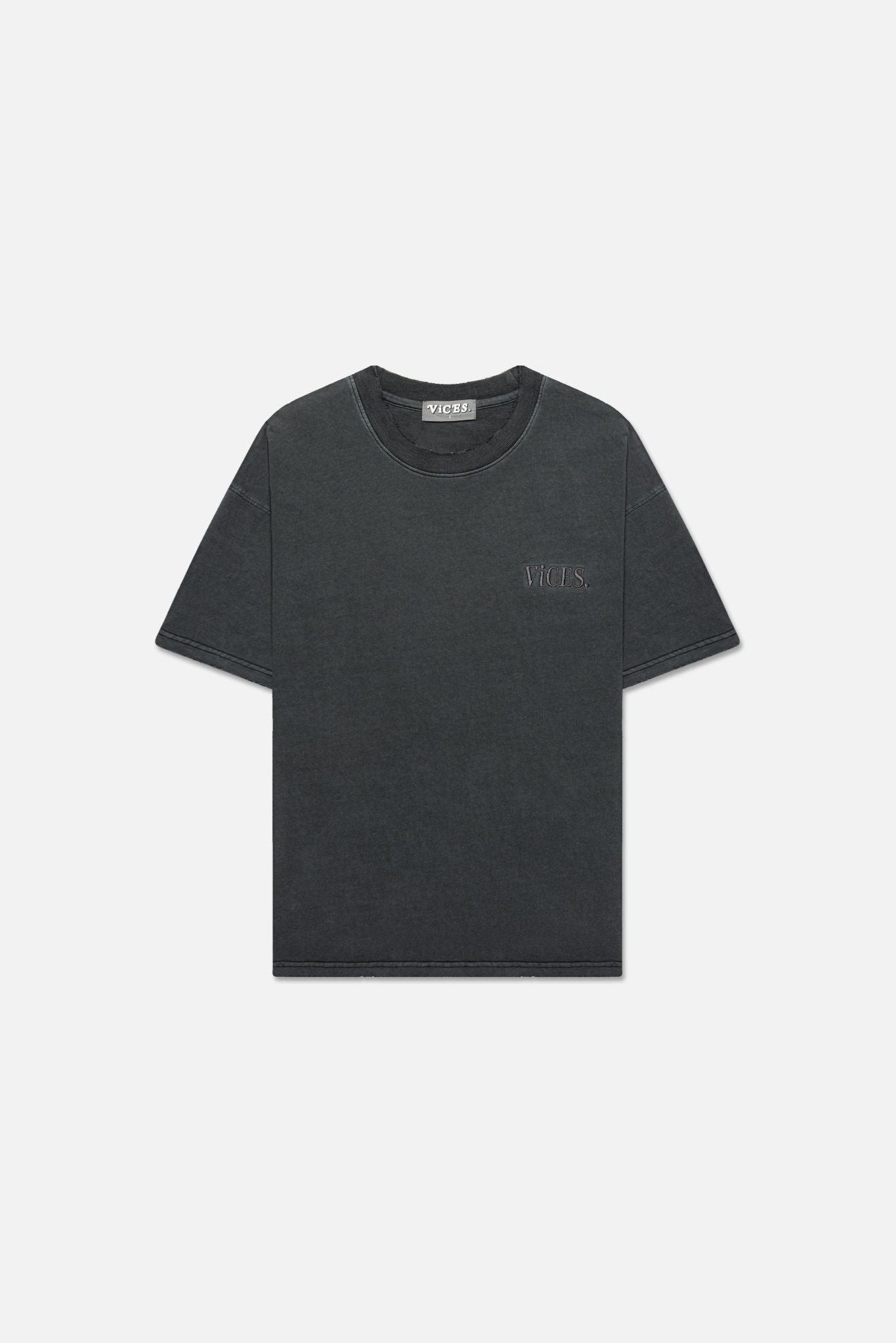 Classic Stoned Tee (Vintage Black) - Vices&co.