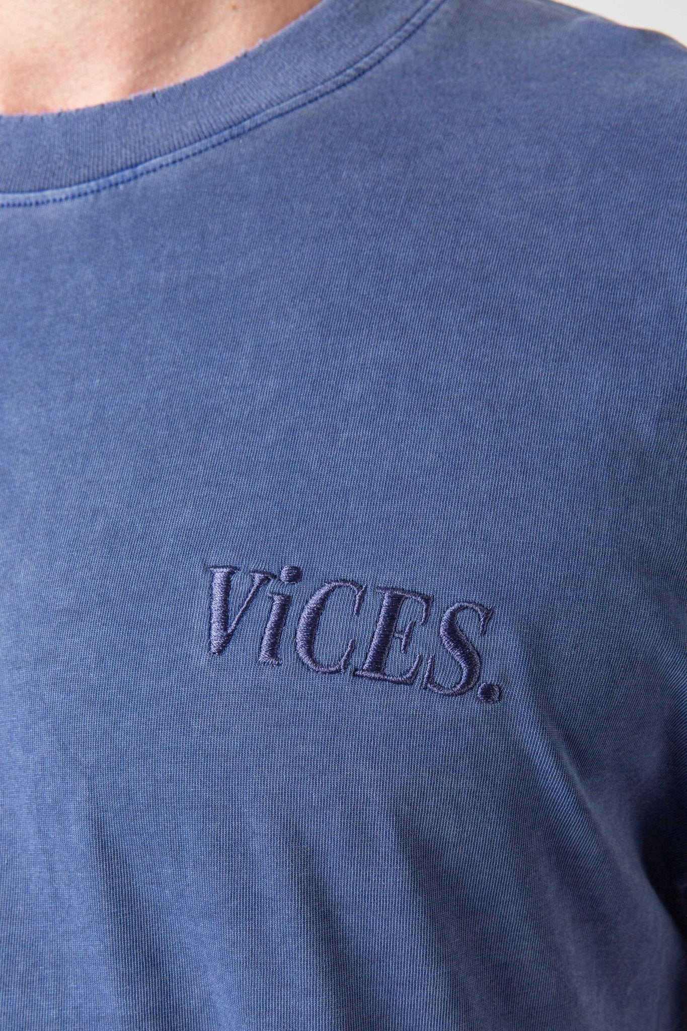 Classic Stoned Tee (Vintage Blue) - Vices&co.