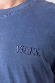 Classic Stoned Tee (Vintage Blue) - Vices&co.