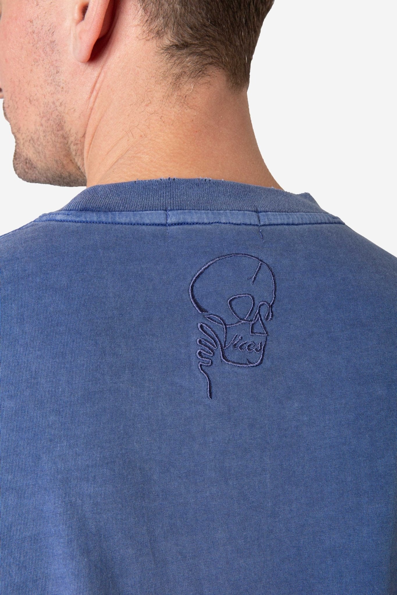 Classic Stoned Tee (Vintage Blue) - Vices&co.