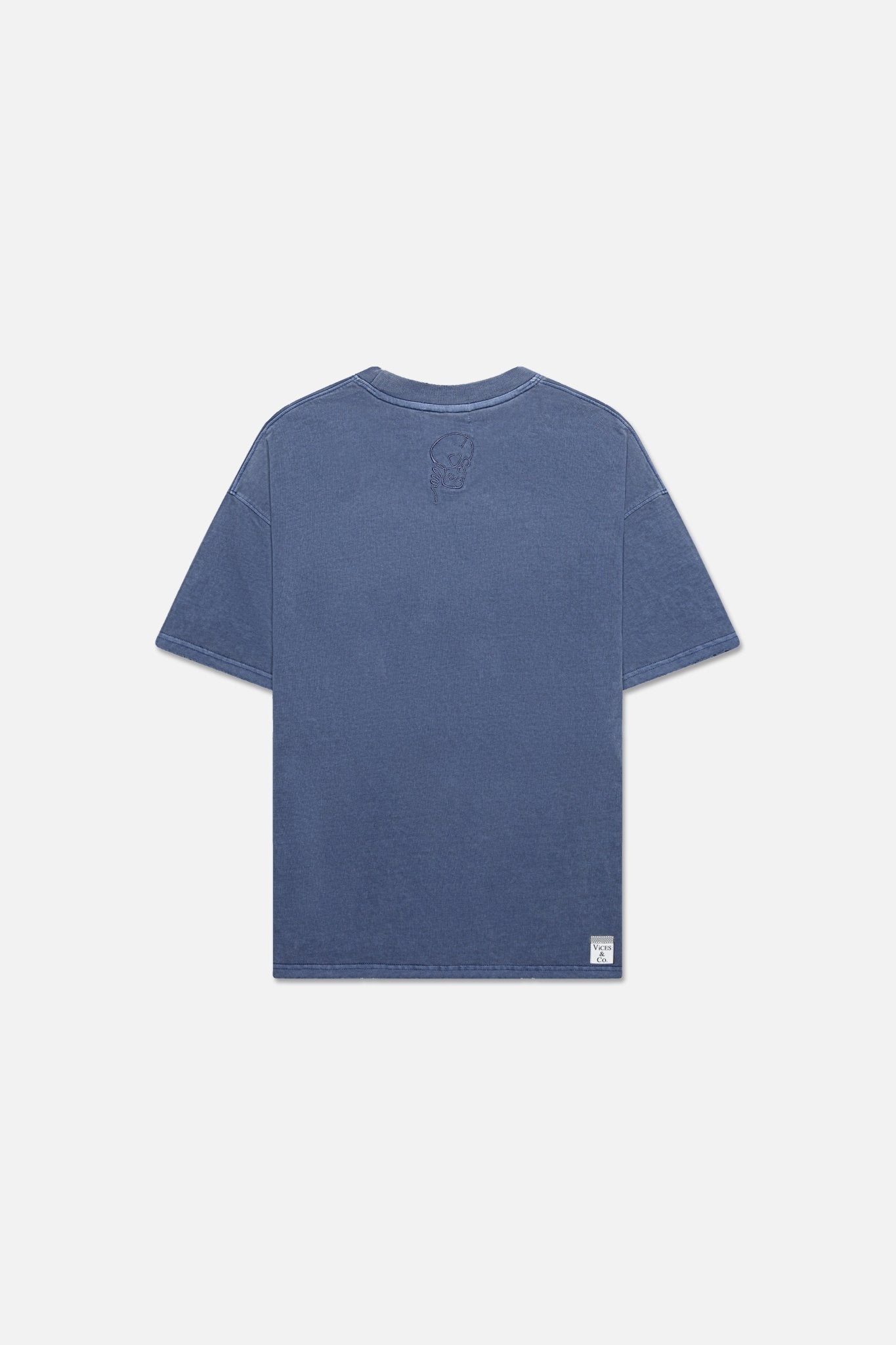 Classic Stoned Tee (Vintage Blue) - Vices&co.