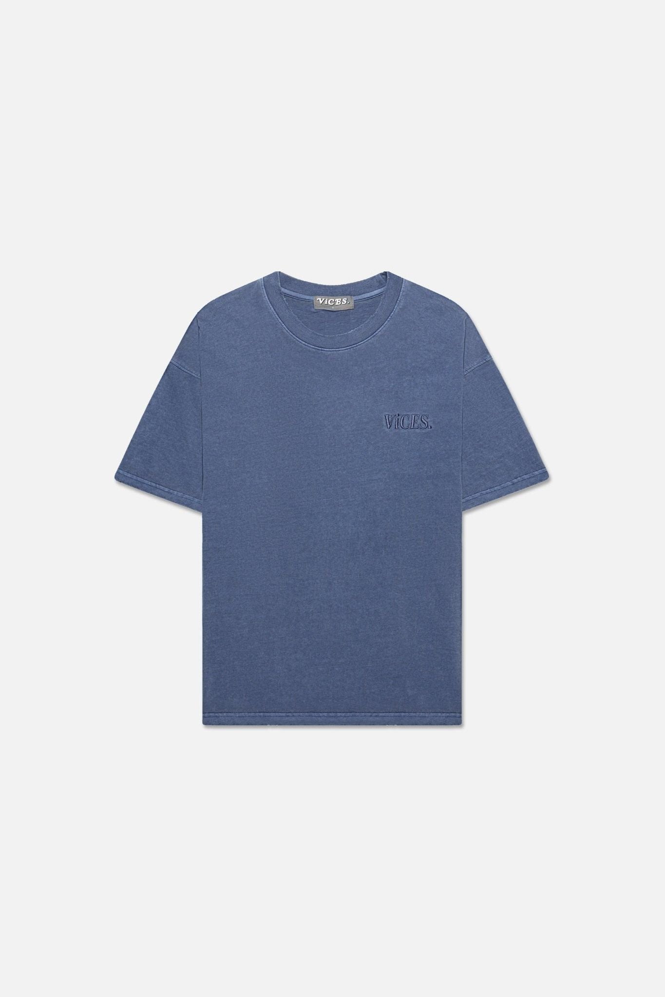 Classic Stoned Tee (Vintage Blue) - Vices&co.