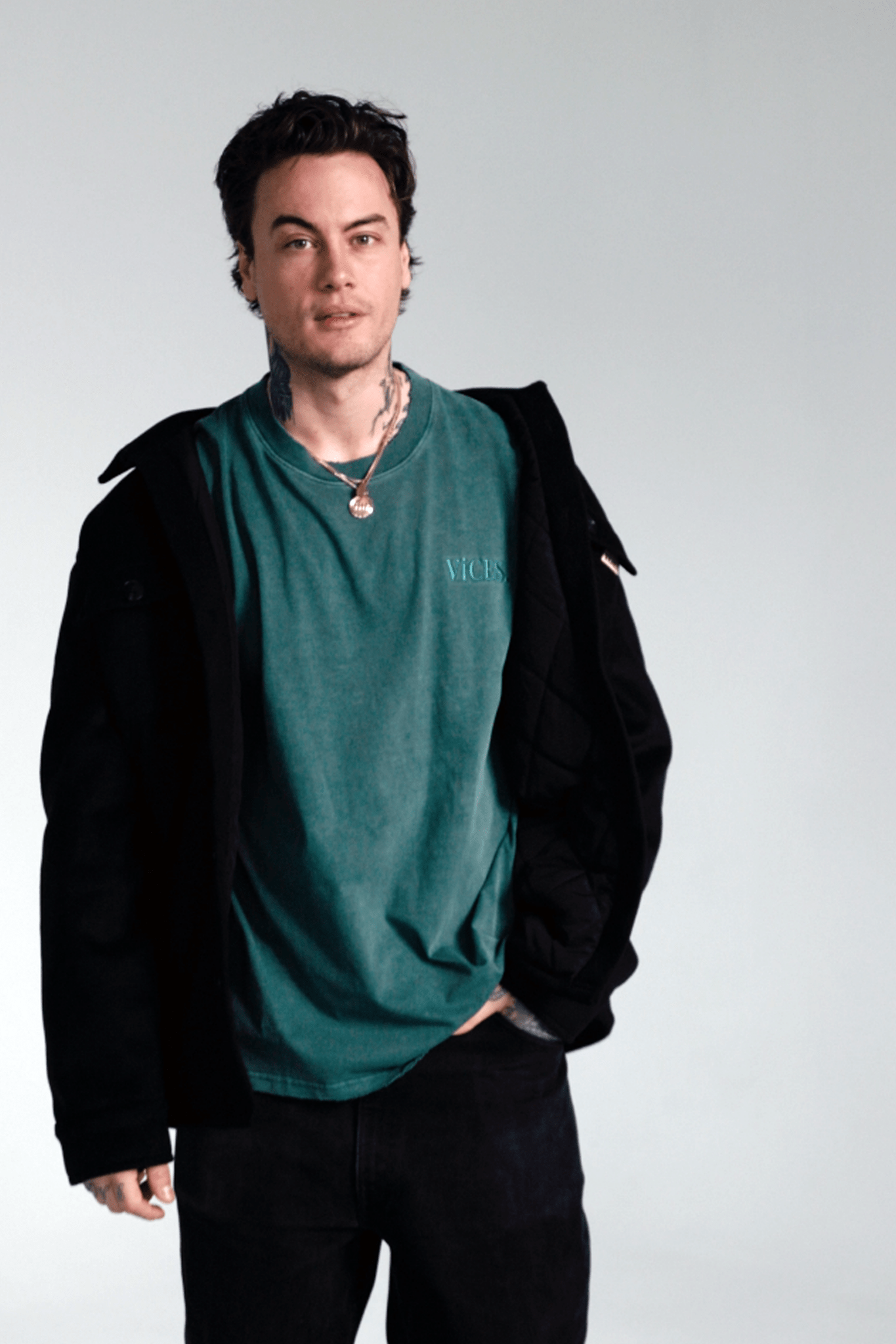 Classic Stoned Tee (Vintage Green) - Vices&co.