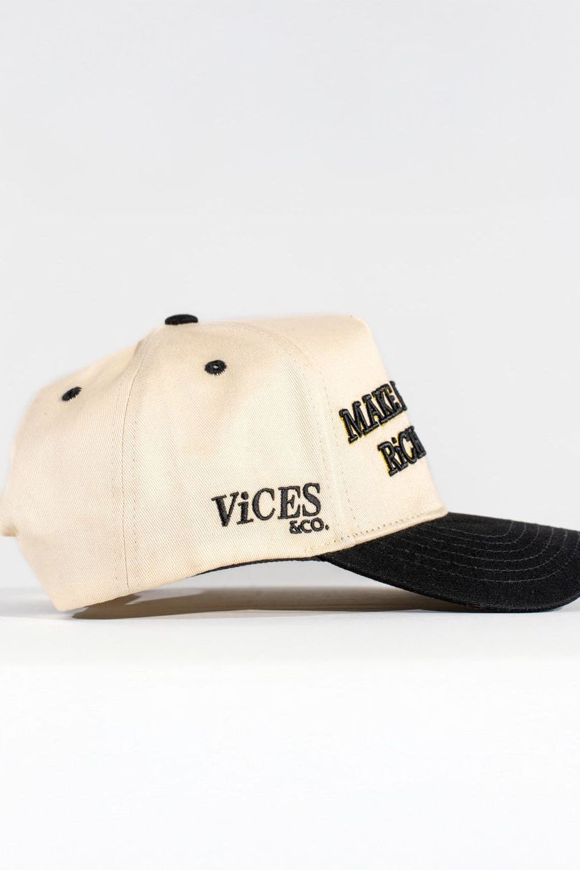 Make America Rich Again Hat - Off - White - Vices&co.