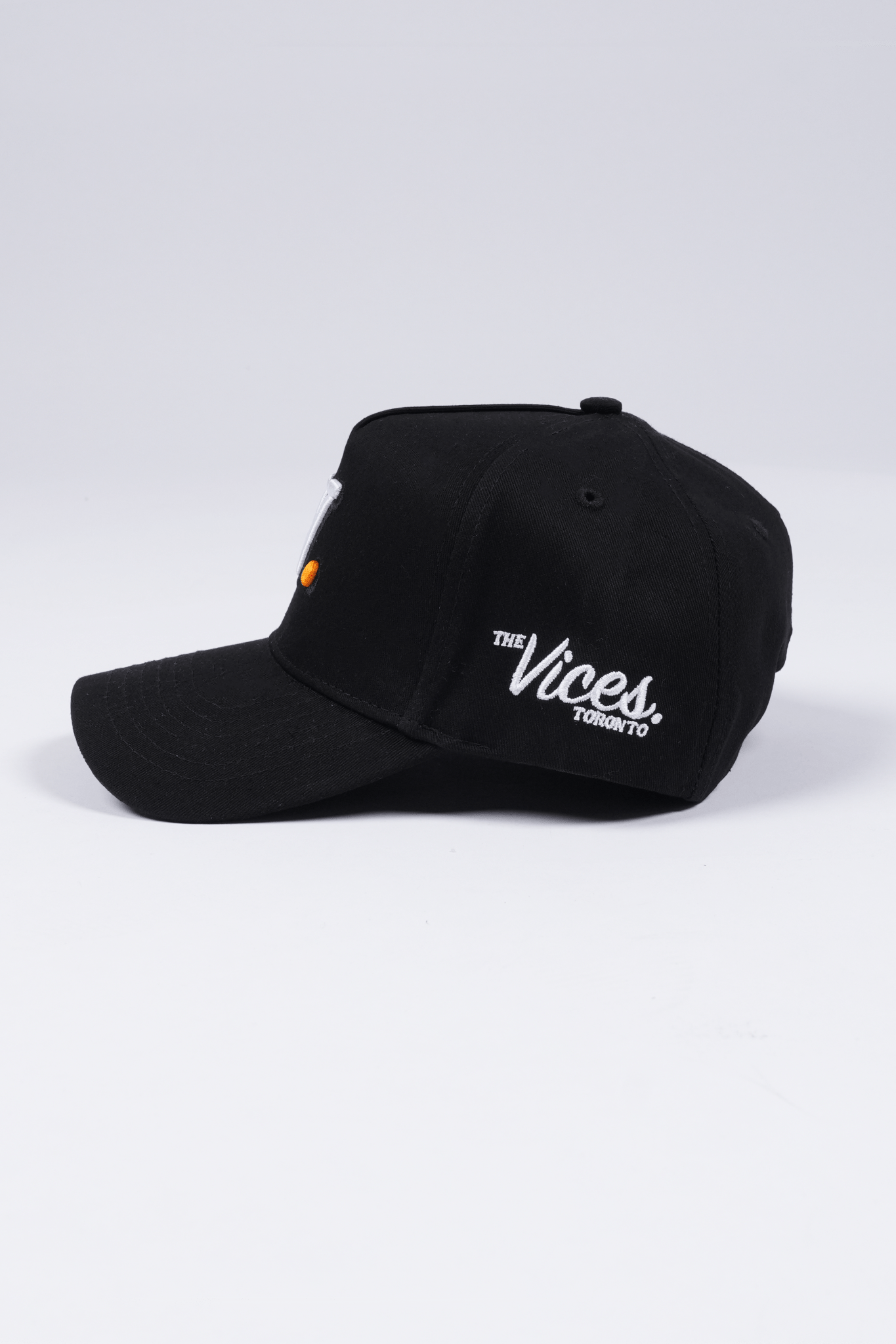 V Dot Snapback - Black - Vices&co.