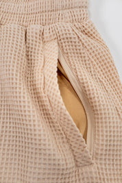 Waffle Resort Shorts (Beige) - Vices&co.