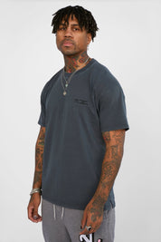 Signature Oversized Tee (Vintage Black) - Vices&co.